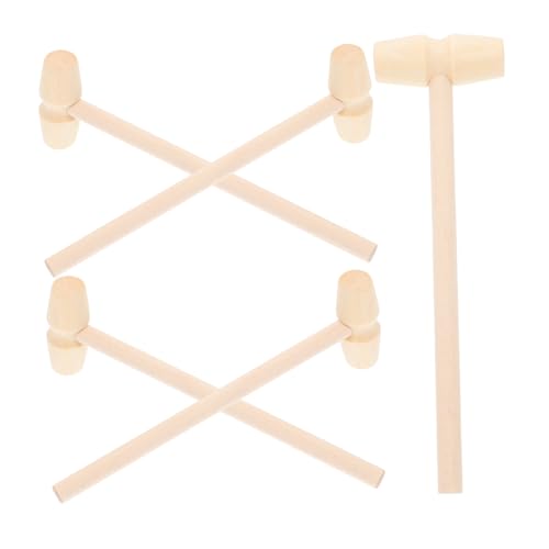 UPKOCH 5 Stück Teiliges Mini Holzhammer Schlagspielzeug Motorikfördernd Hand Auge Koordination für Junge Mädchen Jungen Mädchen Lernspielzeug von UPKOCH