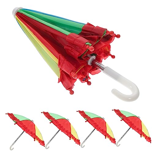UPKOCH 5 Stück Teiliges Mini Regenschirm Bunte Kleine Puppen Schirme Dekorative Miniatur Regenschirme für Fotos und Puppenzubehör und Fantasiefördernd Zufällige Farbe Zufällige Farbe UPKOCH 5 Stück Teiliges Mini Regenschirm Bunte Kleine Puppen Schirme Dekorative Miniatur Regenschirme für Fotos und Puppenzubehör und Fantasiefördernd Zufällige Farbe Zufällige Farbe von UPKOCH