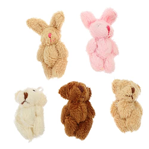 UPKOCH 5 Stück Teiliges Miniatur Plüschtiere mit Bär und Kaninchen Realistische Puppenhaus Figuren Weiche Miniatur Kuscheltiere für Kinderzimmer Dekoration und Sammler UPKOCH 5 Stück Teiliges Miniatur Plüschtiere mit Bär und Kaninchen Realistische Puppenhaus Figuren Weiche Miniatur Kuscheltiere für Kinderzimmer Dekoration und Sammler von UPKOCH