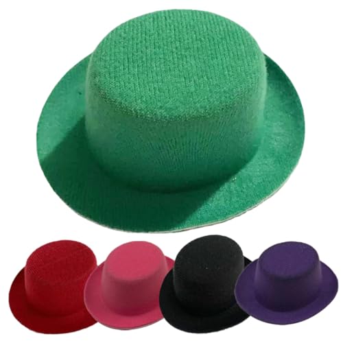 UPKOCH 5 Stück Teiliges Miniatur Puppenhüte aus Strapazierfähigem Eva Kleine Dekorative Partyhüte in Grün Schwarz und Rot für DIY Puppenzubehör und Mini Bastelprojekte UPKOCH 5 Stück Teiliges Miniatur Puppenhüte aus Strapazierfähigem Eva Kleine Dekorative Partyhüte in Grün Schwarz und Rot für DIY Puppenzubehör und Mini Bastelprojekte von UPKOCH