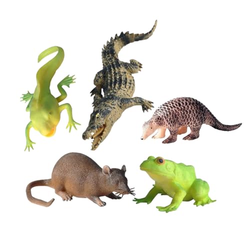 UPKOCH 5 Stück Teiliges Stresslindernde Tierfiguren aus Flexiblem TPR Material Niedliches Design als Geburtstagsgeschenk und Beruhigendes für Ab Monaten von UPKOCH