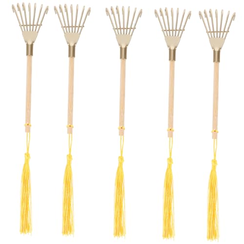 UPKOCH 5 Stück Teiliges Zen Garten Rechen Feinzahnige Goldfarbene Metall Rakes Kleine Desktop Ashes Rakes für Sandtisch Aromatherapie und Dekorative Handwerkskunst UPKOCH 5 Stück Teiliges Zen Garten Rechen Feinzahnige Goldfarbene Metall Rakes Kleine Desktop Ashes Rakes für Sandtisch Aromatherapie und Dekorative Handwerkskunst von UPKOCH