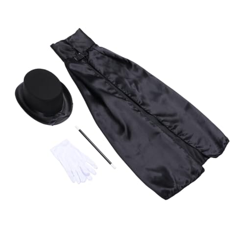 UPKOCH 5 Stück Zaubererkostüm Zauberer Cosplay-outfit Zauberer Kleidung Für Schwarz UPKOCH 5 Stück Zaubererkostüm Zauberer Cosplay-outfit Zauberer Kleidung Für Schwarz von UPKOCH