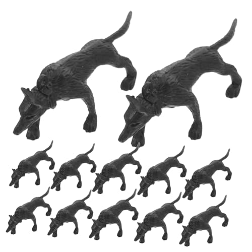 UPKOCH 50 Hundefiguren Für Polizeihund Simulationsmodelle Fördern Die Vorstellungskraft Und Die Sozialen Fähigkeiten – Realistische Tierfiguren Zum Am Sandkasten von UPKOCH