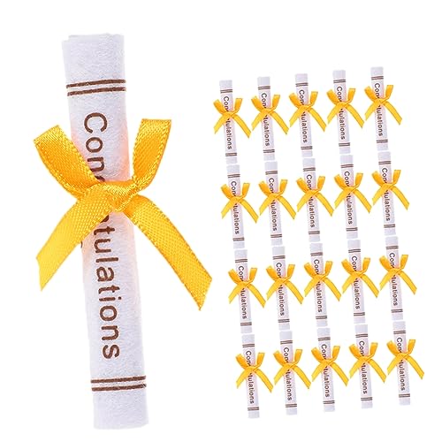 UPKOCH 50 Stück Dekoration der Abschlusssaison herzlichen glückwunsch Grad partydekorationen Ihr Bookshelf Decor bücherregal Dekoration Kuchen-Absolvent-Ornament graduierte Figur Vlies von UPKOCH