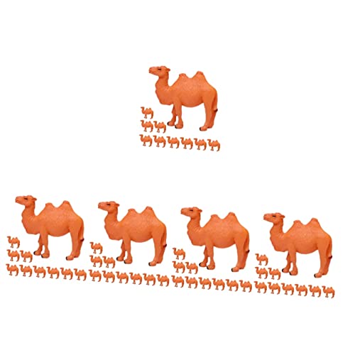 UPKOCH 50 Stück Kamelpuppenverzierung Kamel Requisiten Kamel Spielzeug camelion Spielzeug Kamelstatue Kinderspielzeug Spielzeuge Lernspielzeug für Kinder Kamelmodelle niedlich Zubehör PVC von UPKOCH