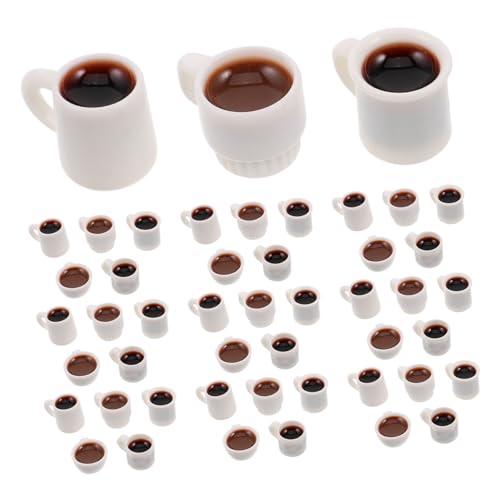 UPKOCH 50 Stück Mini Tassen Dekor Miniatur Lebensmittelmodell Miniatur Tasse Getränk Mini Kaffeetasse Zubehör Für Puppenhaus Winziger UPKOCH 50 Stück Mini Tassen Dekor Miniatur Lebensmittelmodell Miniatur Tasse Getränk Mini Kaffeetasse Zubehör Für Puppenhaus Winziger von UPKOCH