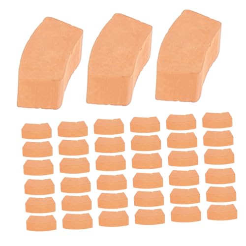 UPKOCH 50 Stück Mini aus Clay Miniatur Bausteine mit Realistischem Design Robustes DIY Konstruktionsspielzeug für Modellbau und von UPKOCH