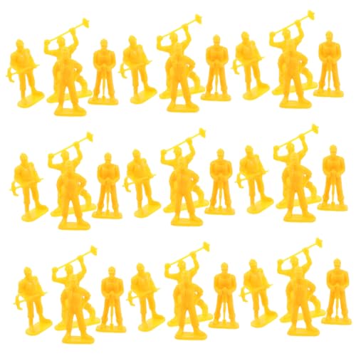 UPKOCH 50 Stück Miniatur Arbeiterfiguren Kinderspielzeug für Rollenspiele Sandtisch Dekoration und Kreative Simulation Umweltfreundliches Zubehör für Fantasievolles von UPKOCH