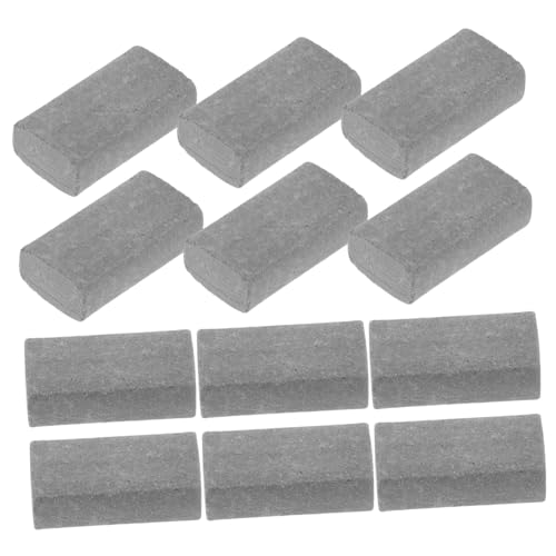 UPKOCH 50 Stück Puppenhaussteine Mini-Steine Miniatur Häuser Wand Möblierung Puppenhaus Ziegelsteine Bausteine für Puppenhaus Mini graue Steine Mini-Bausteine ​​zum Basteln Ton Grey von UPKOCH