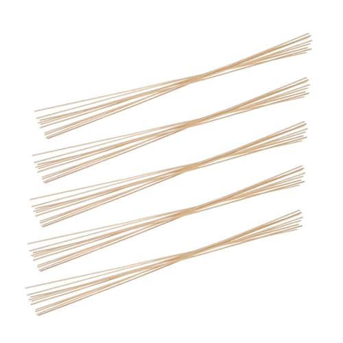 UPKOCH 50 Stück Teiliges Bambusstab Flach Kites Kite Support Rods für DIY Windspiele Laternen Basteln Leichte Gelbe Bambusstreifen für Kreative Modell und Familienprojekte von UPKOCH