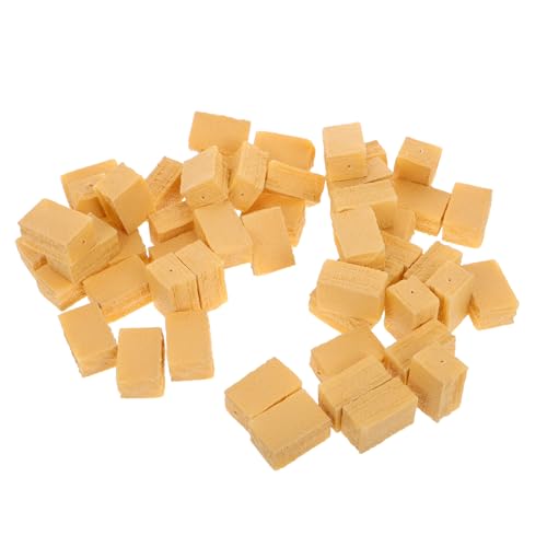 UPKOCH Miniatur-heu-modellbausatz Für Tiere Bauernhofspielzeug Mini-ballen Für Halloween-Dekoration 50-teiliges Mini-heuballen-lernspielset Für Jungen Und Mädchen von UPKOCH