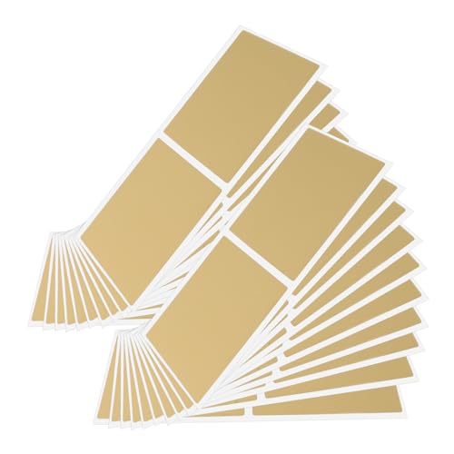 UPKOCH 50 Stück Urlaubs Rubbelkarten Nagelaufkleber 35 X 58 Mm Rechteckig Beschichtet Versteckte Rubbelkarte Beschichtet Gruß Rubbelkarte Gold Rechteckig Beschichtet von UPKOCH