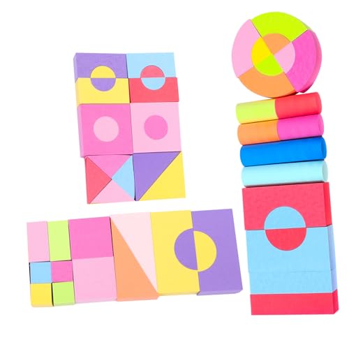 UPKOCH 50stücke Eva Stapelbausteine Für Kleinkinder Bunte Und Sichere Form Und Farblernspielzeuge Für Frühe Bildung Und Spielspaß UPKOCH 50stücke Eva Stapelbausteine Für Kleinkinder Bunte Und Sichere Form Und Farblernspielzeuge Für Frühe Bildung Und Spielspaß von UPKOCH