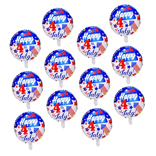 UPKOCH Ballondekor Zum Unabhängigkeitstag 50 Fahnenförmige Ballons Aluminiumfolie Perfekt Für Partydekorationen Und Veranstaltungen von UPKOCH