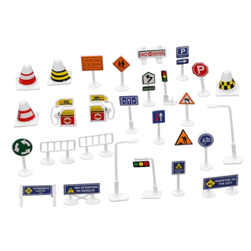UPKOCH 56 Stück Teiliges Verkehrszeichen Spielset zum Selberbauen Kleines DIY Modell mit Realistischen Straßenschildern Fördert Feinmotorik und Verkehrswissen Sicher und Robust für UPKOCH 56 Stück Teiliges Verkehrszeichen Spielset zum Selberbauen Kleines DIY Modell mit Realistischen Straßenschildern Fördert Feinmotorik und Verkehrswissen Sicher und Robust für von UPKOCH