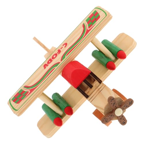 UPKOCH 5St Militärhubschrauber aus Holz Geburtstagsgeschenk Kinderflugzeug aus Holz Kinder holzspielzeug Spielzeug Helikopter für Kinder Kinderspielzeug Modelle Flugzeuge der Sammlung von UPKOCH