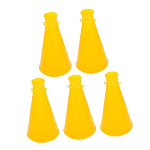 UPKOCH 5St Jubelhorn lautsprecher partyzubehör Jubeltröte Mini-Megaphone Megaphone für Partys Fußballhorn Tragbares Hornspielzeug aus Kunststoff Party-Jubelspielzeug Abs Yellow UPKOCH 5St Jubelhorn lautsprecher partyzubehör Jubeltröte Mini-Megaphone Megaphone für Partys Fußballhorn Tragbares Hornspielzeug aus Kunststoff Party-Jubelspielzeug Abs Yellow von UPKOCH