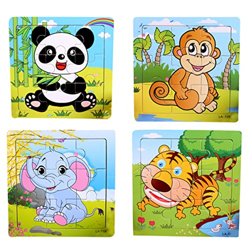 UPKOCH 5st Kinderspielzeug Holzpuzzle Für Erwachsene Rätsel Für Erwachsene Lernspielzeug Puzzles Für Kinder Puzzle-Spielzeug Holzpuzzle Für Kinder Hölzern Tier von UPKOCH