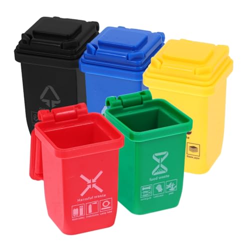 UPKOCH Mini Mülltonne Spielzeug 5 Stücke Miniatur Mülleimer Modell Für Puppenhaus Dekorative Artikel UPKOCH Mini Mülltonne Spielzeug 5 Stücke Miniatur Mülleimer Modell Für Puppenhaus Dekorative Artikel von UPKOCH