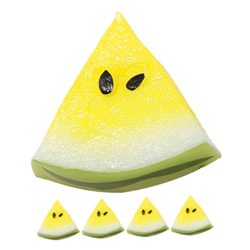 UPKOCH 5Stücke Künstliche Wassermelonenscheiben Teiliges Lebendige Fruchtförmige Dekoration für Puppenhäuser Detailreiche Miniaturharzfrüchte für DIY Projekte und Kreative UPKOCH 5Stücke Künstliche Wassermelonenscheiben Teiliges Lebendige Fruchtförmige Dekoration für Puppenhäuser Detailreiche Miniaturharzfrüchte für DIY Projekte und Kreative von UPKOCH
