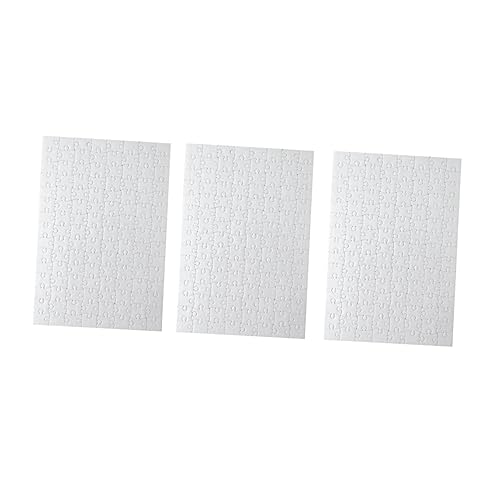 UPKOCH 5Stücke Leere Papierrätsel Gestalten DIY Puzzle Für Kreative Und Erwachsene Für Bastelprojekte Und Spieleabende von UPKOCH