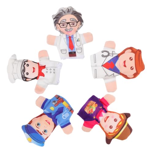 UPKOCH 5Stücke Teiliges Cartoon Fingerpuppen Interaktive Berufsfiguren für Geschichtenerzählen für Partys und Kreative Aktivitäten Fördert Fantasie und Berufswissen UPKOCH 5Stücke Teiliges Cartoon Fingerpuppen Interaktive Berufsfiguren für Geschichtenerzählen für Partys und Kreative Aktivitäten Fördert Fantasie und Berufswissen von UPKOCH