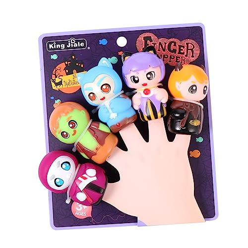 UPKOCH 5Stücke Teiliges Cartoon Handpuppen für Kreative Fingerpuppenspiele zu Halloween Interaktive Spielzeuge für Jungen und Fördert Vorstellungskraft und Kommunikation von UPKOCH