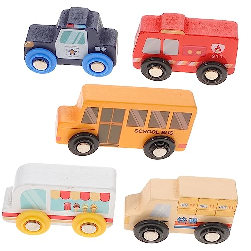 UPKOCH 5Stücke Teiliges Mini Holzauto für Kognitive Spielzeuge für Jungen und Holzfahrzeuge Kreativität und Farberkennung für Kleine UPKOCH 5Stücke Teiliges Mini Holzauto für Kognitive Spielzeuge für Jungen und Holzfahrzeuge Kreativität und Farberkennung für Kleine von UPKOCH