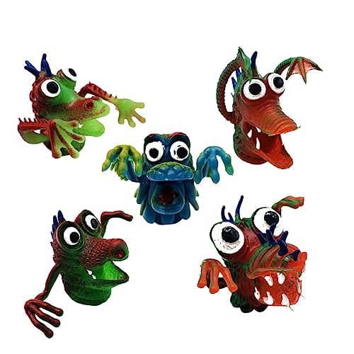 UPKOCH 5Stücke Teiliges Silikon Fingerpuppen Set Lustige Tierhandpuppen für Kreativität Sprache und Sozialer Entwicklung Geschichten und Rollenspiele UPKOCH 5Stücke Teiliges Silikon Fingerpuppen Set Lustige Tierhandpuppen für Kreativität Sprache und Sozialer Entwicklung Geschichten und Rollenspiele von UPKOCH