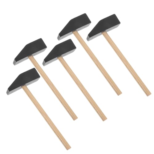 UPKOCH 5st Kleiner Holzhammer Hammerspielzeug Für Simulation Von Holzhämmern Spielzeughammersimulation Holzhämmer Minihammer Für Simulation Holzhammer Kinderspielzeughammer von UPKOCH
