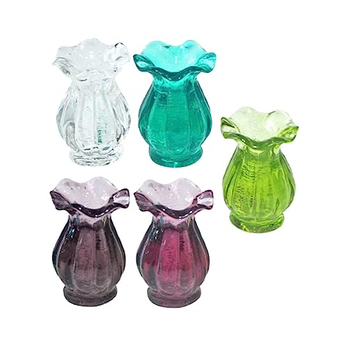 UPKOCH 5st Spitzenvasen-Modell Spielküchenzubehör Puppenhaus-miniaturen Mini-puppenmöbel Flasche Mini -gartendekoration Shaker Zusammenklappbar Klare Vase Spielhausvase Harz UPKOCH 5st Spitzenvasen-Modell Spielküchenzubehör Puppenhaus-miniaturen Mini-puppenmöbel Flasche Mini -gartendekoration Shaker Zusammenklappbar Klare Vase Spielhausvase Harz von UPKOCH