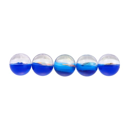 UPKOCH 5st Transparenter Ball Springender Ball Aus Gummi Blue UPKOCH 5st Transparenter Ball Springender Ball Aus Gummi Blue von UPKOCH