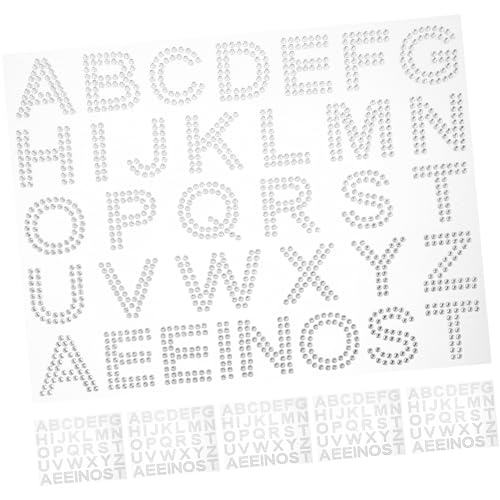 UPKOCH Strass-buchstabenbögen – Selbstklebende Schmuckaufkleber Zum Basteln Dekorative Aufkleber Für Handys Schuhe Taschen UPKOCH Strass-buchstabenbögen – Selbstklebende Schmuckaufkleber Zum Basteln Dekorative Aufkleber Für Handys Schuhe Taschen von UPKOCH