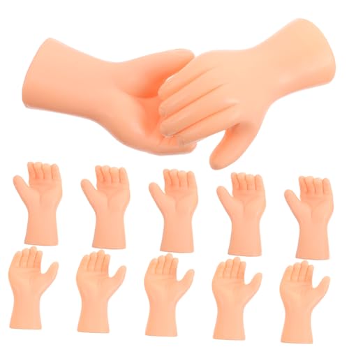 UPKOCH 6 Paare Realistische Dollhand Modelle aus Flexiblem Kunststoff für Puppen DIY Bastelset Detailgetreue Handersatzteile für Puppenreparatur und Kreative Handwerksprojekte von UPKOCH