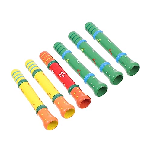UPKOCH 6 STK Pfeife Aus Holz Krachmacher- Blockflöteninstrument Für Babypfeife -Instrumente Xylophon Gitarrenspielzeug Für Pfeife Kinderpfeife Hölzern UPKOCH 6 STK Pfeife Aus Holz Krachmacher- Blockflöteninstrument Für Babypfeife -Instrumente Xylophon Gitarrenspielzeug Für Pfeife Kinderpfeife Hölzern von UPKOCH