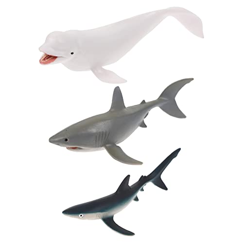 UPKOCH 6 STK Sea Life-Statue Spielzeug für Unterwasserlebewesen Wasserspielzeug für Kinder Kinderspielzeug Tier Spielzeuge Leben wie EIN Hai Fischspielzeug für Kleinkinder Miniatur Modell von UPKOCH