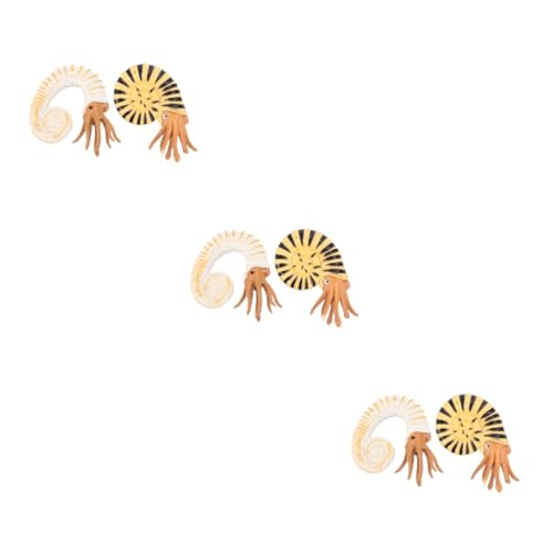 UPKOCH 6 STK Simuliertes Muschelmodell Für Meerestiere Badespielzeug Modell Einer Tierfigur Tierpädagogisches Spielzeug Frühes Lernspielzeug Tierschmuck Schnecken Kind Schreibtisch von UPKOCH