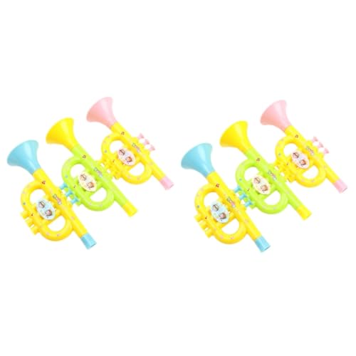 UPKOCH 6 STK Spielzeug simulierte Musikinstrumente Karikatur Trompete Kleine Lautsprecher Kind von UPKOCH