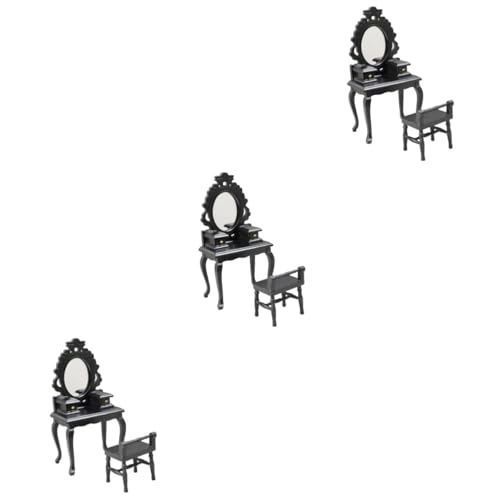 UPKOCH 6 STK Vintage Kommode Hocker Möbel Im Maßstab 1:12 Eitelkeiten Für Make-up Mini-möbel Vintage-dekor Cosplay-zubehör Tischplaner Möbelmodell Retro-möbel Bilden Einstellen Kind Holz von UPKOCH