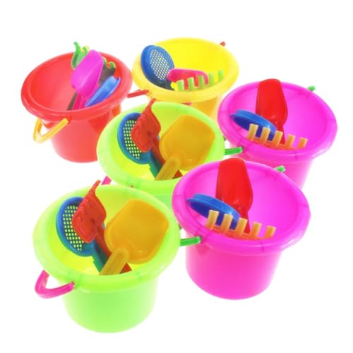UPKOCH Pädagogisches Strandspielset Für Kinder – 6-in-1-wasserspielzeug in Bunten Farben Mit Kleinem Eimer Und Schaufel von UPKOCH