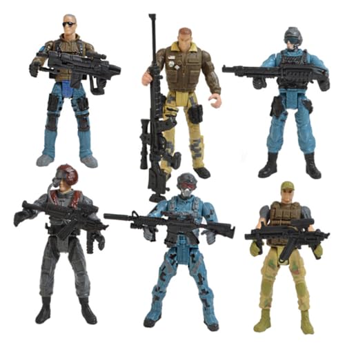 UPKOCH Figuren Soldat Modell Spielzeug Mit Action-Pose 6-teiliges Plastiksoldaten-spielset Für Jungen Und Mädchen UPKOCH Figuren Soldat Modell Spielzeug Mit Action-Pose 6-teiliges Plastiksoldaten-spielset Für Jungen Und Mädchen von UPKOCH