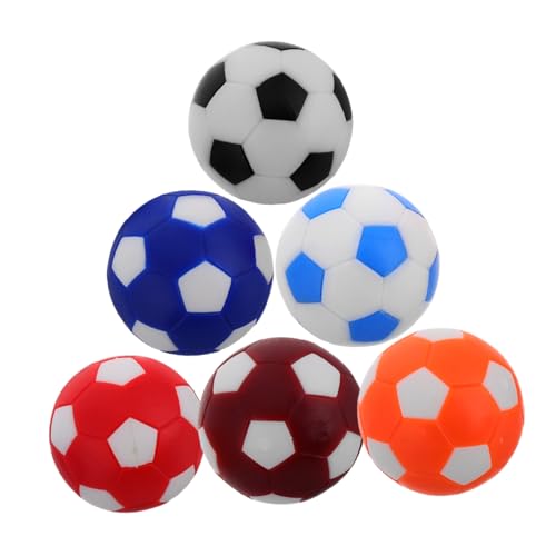 UPKOCH 6 Stück Bunte Tischfußballbälle Ersatzkugeln für Fußballtisch Leicht Kompakt Kindgerecht Lebendige Farben für zusätzlichen Spielspaß von UPKOCH
