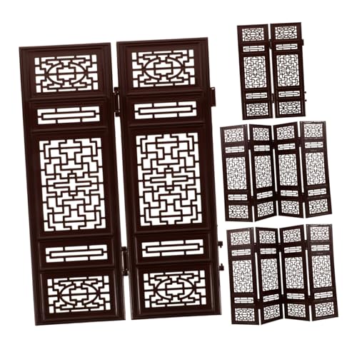 UPKOCH 6 Stück Chinesischer Miniatur Raumteiler Teiliges Puppenhaus Möbel Faltbarer Bildschirm mit Traditionellem Design Vielseitig Kombinierbar für Kreative Puppenhaus Dekoration UPKOCH 6 Stück Chinesischer Miniatur Raumteiler Teiliges Puppenhaus Möbel Faltbarer Bildschirm mit Traditionellem Design Vielseitig Kombinierbar für Kreative Puppenhaus Dekoration von UPKOCH