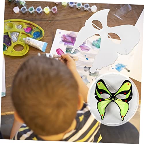 UPKOCH 6 Stück DIY Papiermasken Schmetterling Weiß Blanko zum Bemalen Leichte Sichere Bastelmasken für Halloween Festliche Anlässe Unisex Handgefertigt Kreativ UPKOCH 6 Stück DIY Papiermasken Schmetterling Weiß Blanko zum Bemalen Leichte Sichere Bastelmasken für Halloween Festliche Anlässe Unisex Handgefertigt Kreativ von UPKOCH