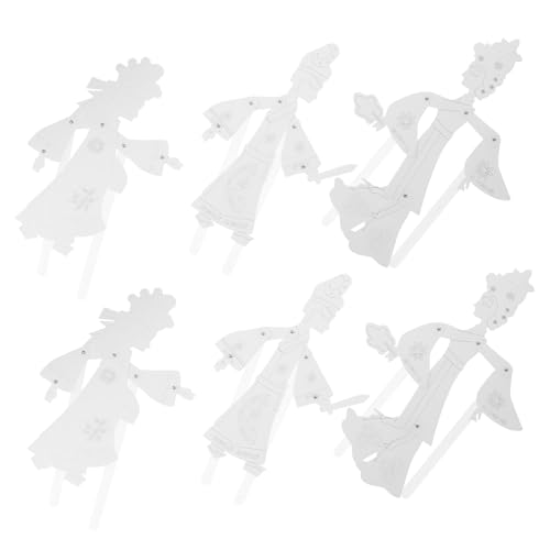 UPKOCH 6 Stück DIY Shadow Making Kit Teilig Traditionelles Chinesisches Schattenpuppenspiel Handgemachtes Familienspielzeug Kreativität und Feinmotorik von UPKOCH