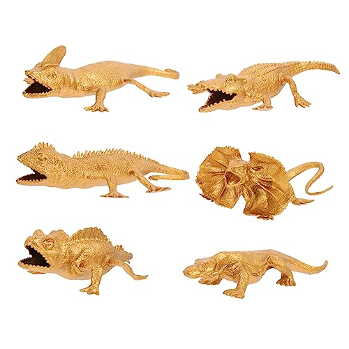 UPKOCH 6stücke Teiliges Tierfiguren Lizard-Reptilien Kunststoff Für Garten Und Raumdekoration Als Spielzeug Und Dekoartikel von UPKOCH