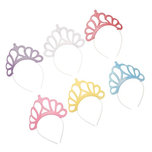 UPKOCH 6 Stück Elegantes Tiara Haaraccessoire für Kinderpartys und Fotografie Perfektes für Kleine Prinzessinnen von UPKOCH