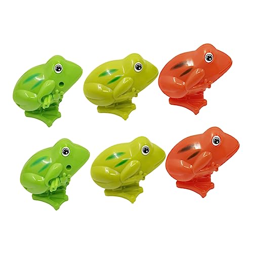 UPKOCH 6 Stück Für Kleinkinder Kinderspielzeug Tiermodell Uhrwerk Für Tiermodell Uhrwerk Kinderspielzeug Unterhaltungsspielzeug Abs Zufällige Farbe von UPKOCH