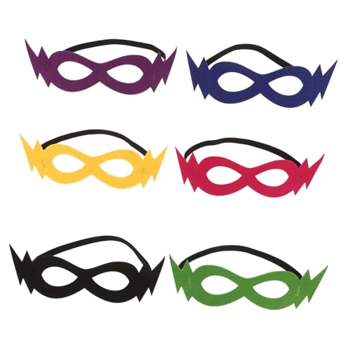 UPKOCH 6 Stück Halloween-Maske masken für faschingsmasken Filzmasken halloween maske Fantasievolle Kindermasken Familien Verkleidungsmasken halloween masken gefühlt von UPKOCH
